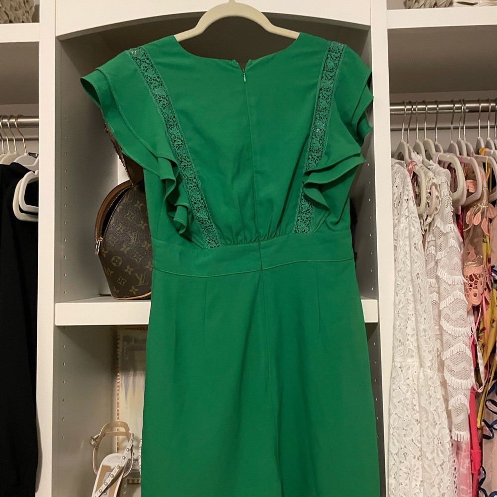 Adelyn Rae Green Romper - Picture 3 of 3